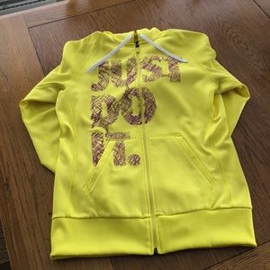 NIKE zip-up Sweatshirt 💛💜